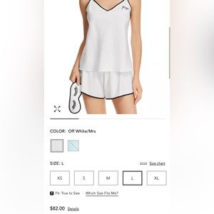 Vera Wang MRS cami set- Large/ never worn - w/out tags